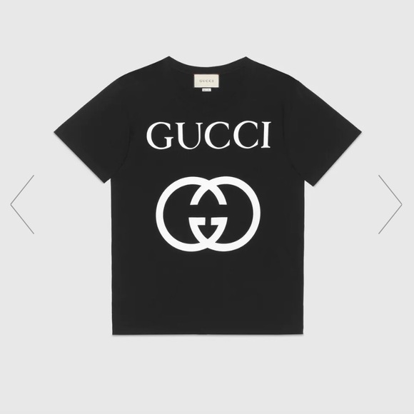 Men’s Oversized T-shirt with interlocking G (original box tags and receipt)